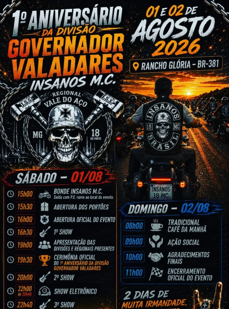 Aniversário da Divisão Governador Valadares do Insanos