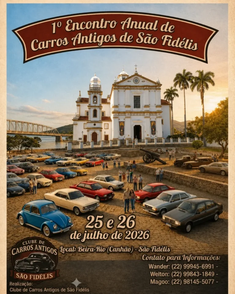 Eventos 11 Encontro Anual de Carros Antigos de São Fidélis 2026
