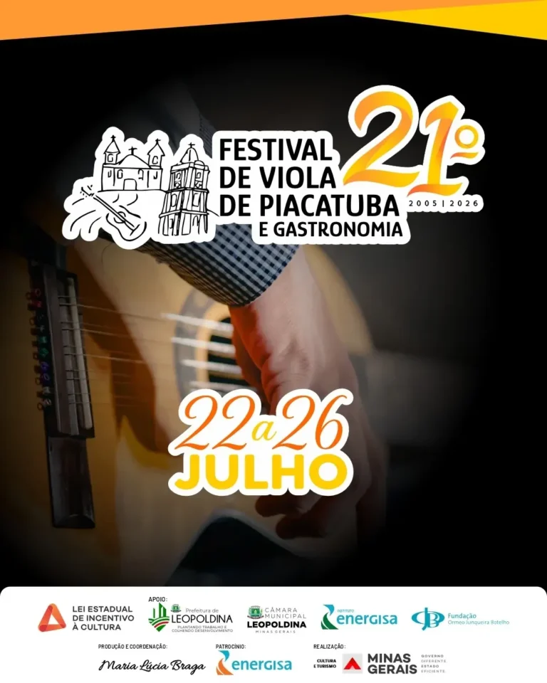 21º Festival de Viola de Piacatuba e Gastronomia 2026