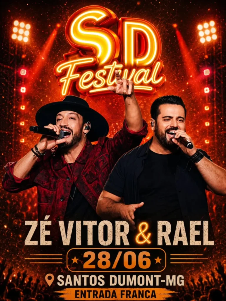 Histórico de Eventos 11 2º SD Festival 2026 em Santos Dumont MG: Atrações e Programação