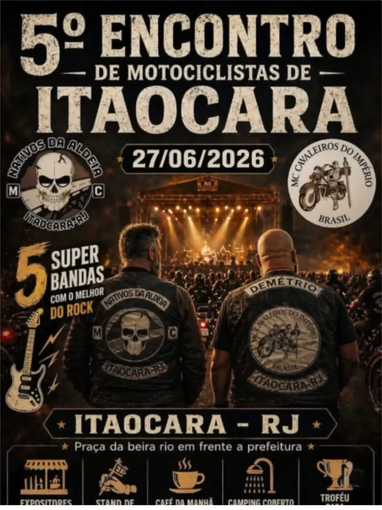 Histórico de Eventos 3 5º Encontro de Motociclistas de Itaocara 2026