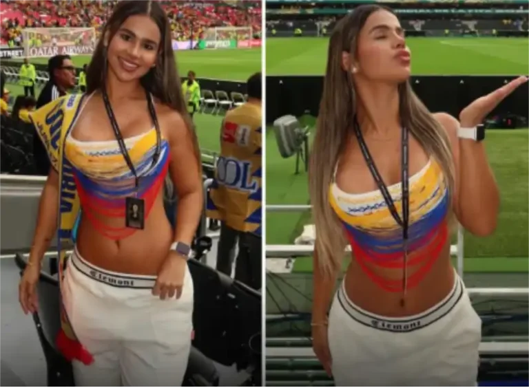 Torcedora Colombiana na Copa do Mundo 2026