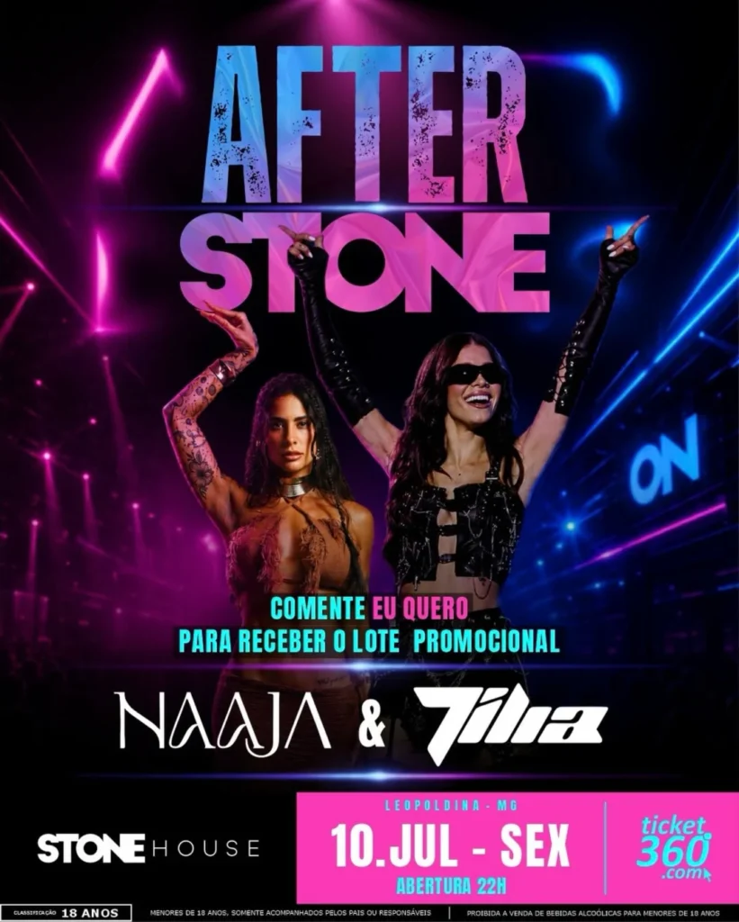 After Stone em Leopoldina | 10 de Julho