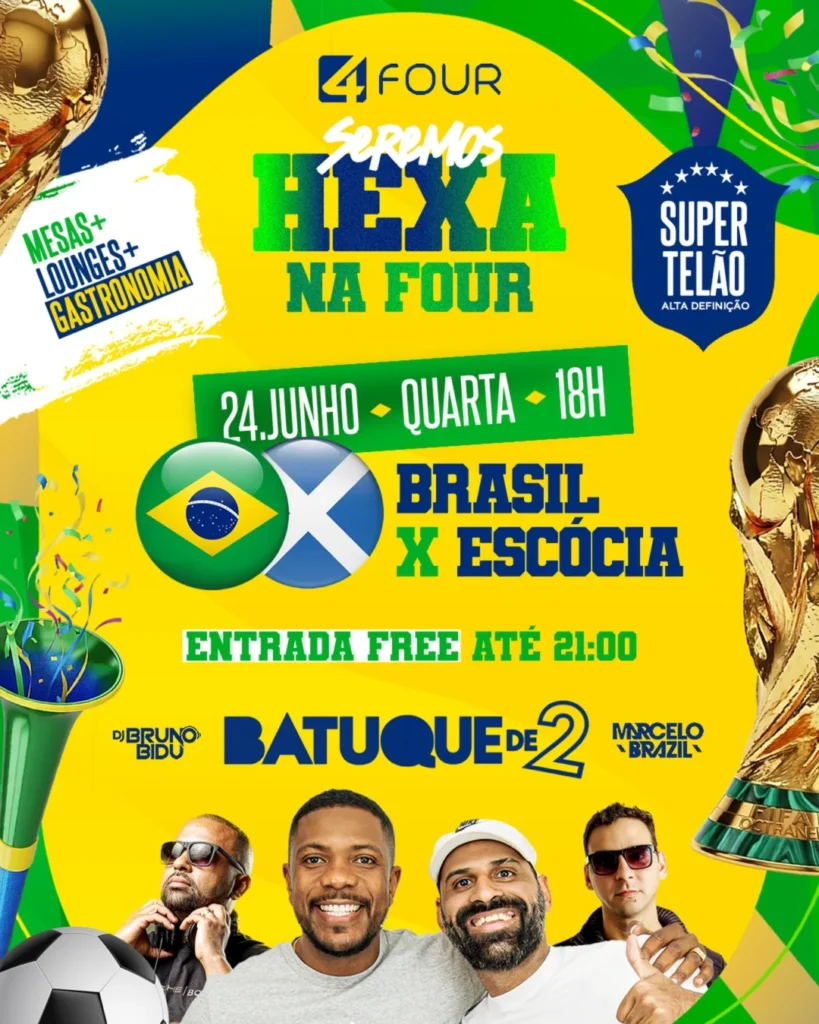 Histórico de Eventos 3 Batuque de 2 em Muriaé na Four Disco: Ingressos e Programação