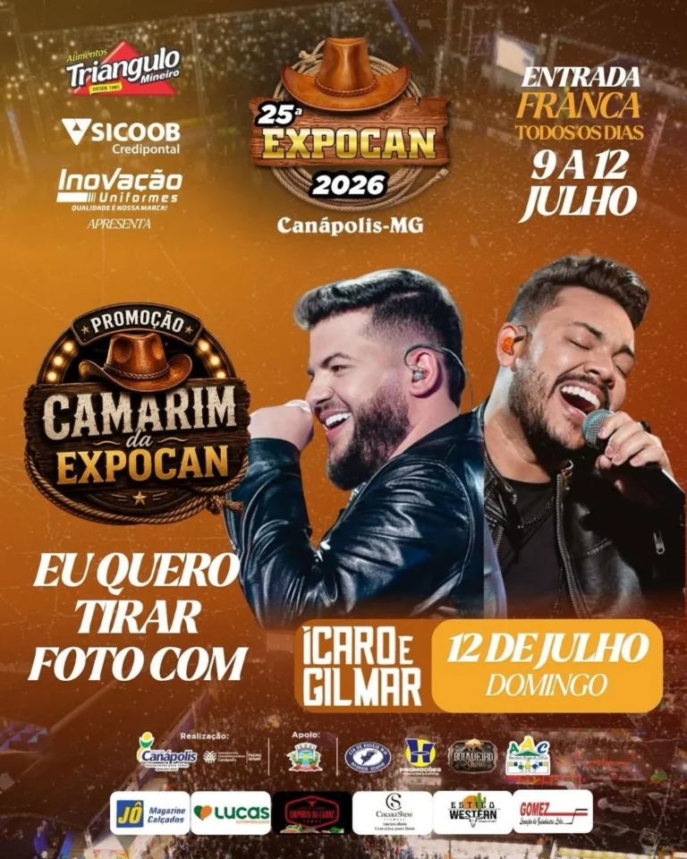 Expocan em Canápolis 2026: Datas, Programação e Shows 3 EXPOCAN 2026 em Canápolis