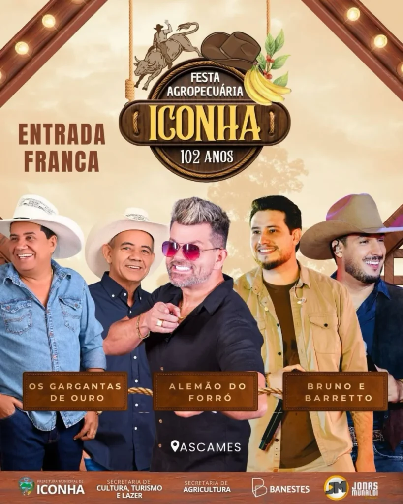 Festa Agropecuária de Iconha 2026: Shows e Programação