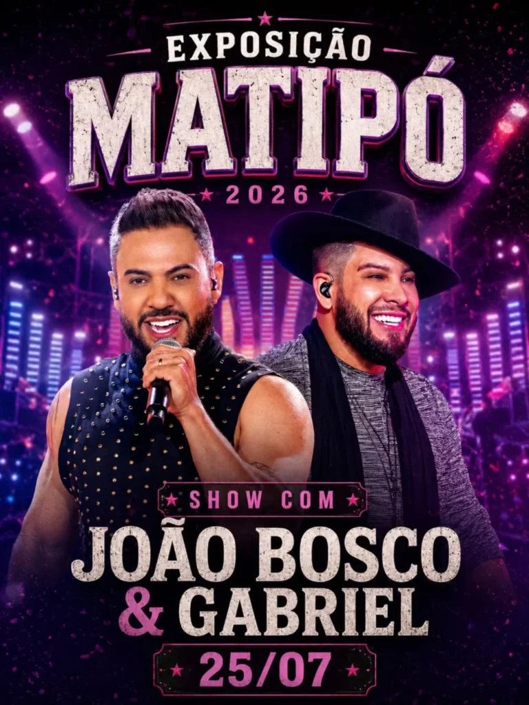 João Bosco e Gabriel na Expô Matipó