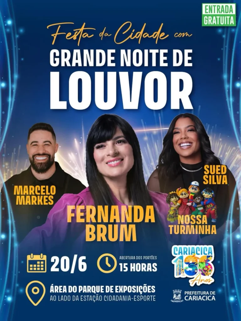 Histórico de Eventos 8 Noite de Louvor Cariacica 2026: Shows e Programação Oficial