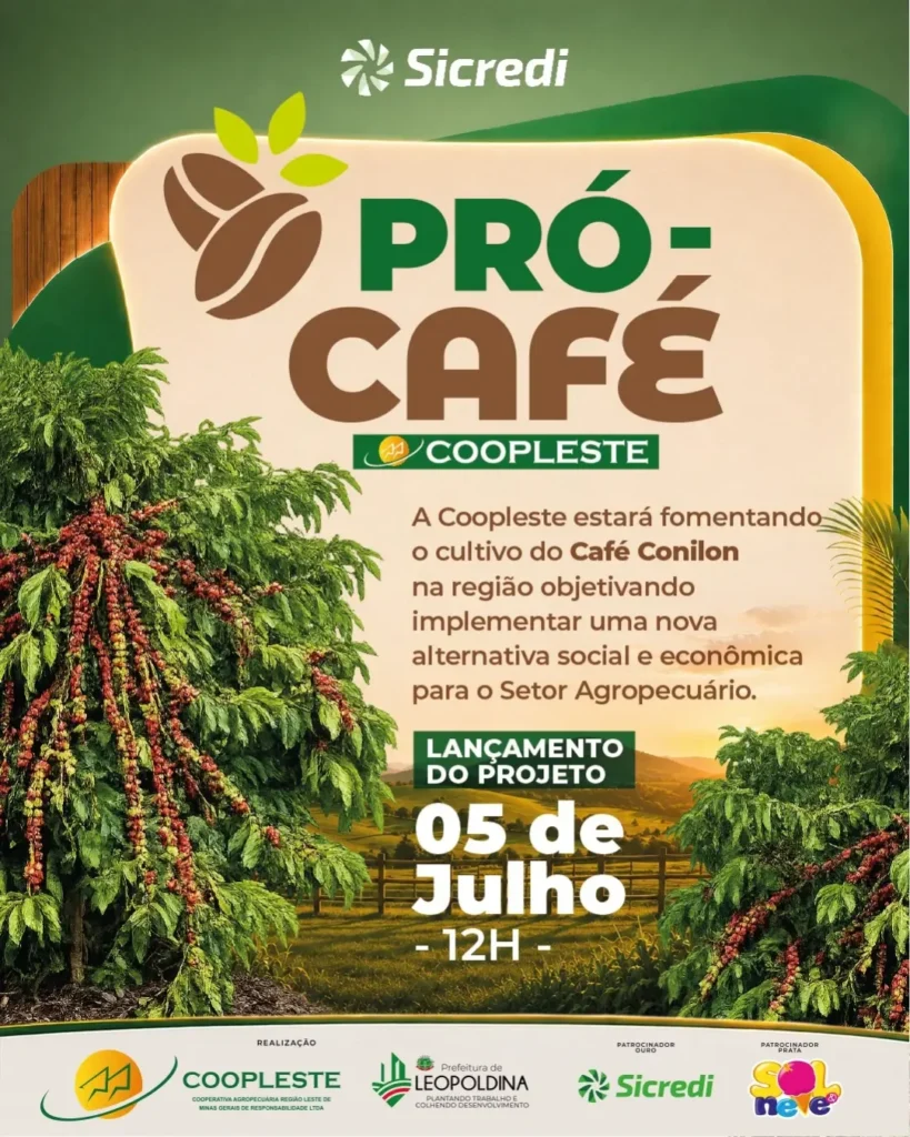 Projeto Pró-Café Coopleste : Fomento ao Café Conilon na EXPOLEO 2026