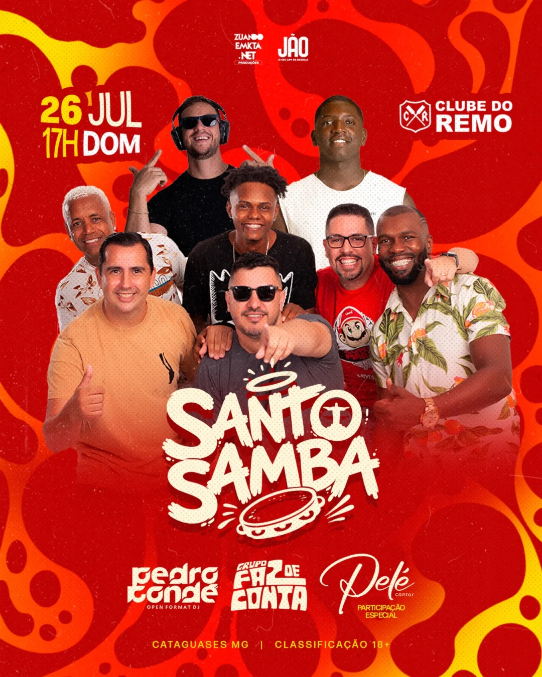 Santo Samba Cataguases 2026 - Grupo Faz de Conta no Clube do Remo