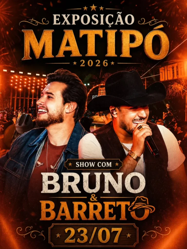 Eventos 3 Bruno e Barreto na Expô Matipó 2026