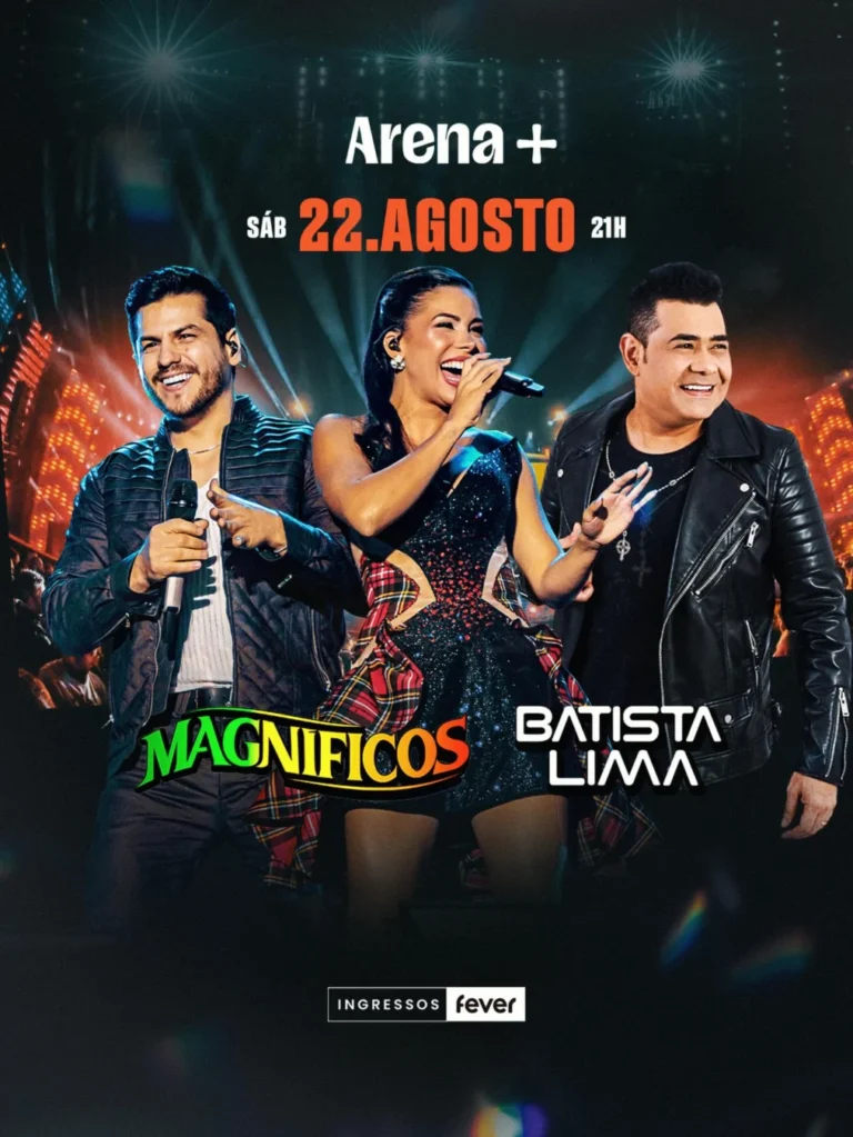 Eventos 9 Show de Magníficos e Batista Lima no Arena+ SP 2026