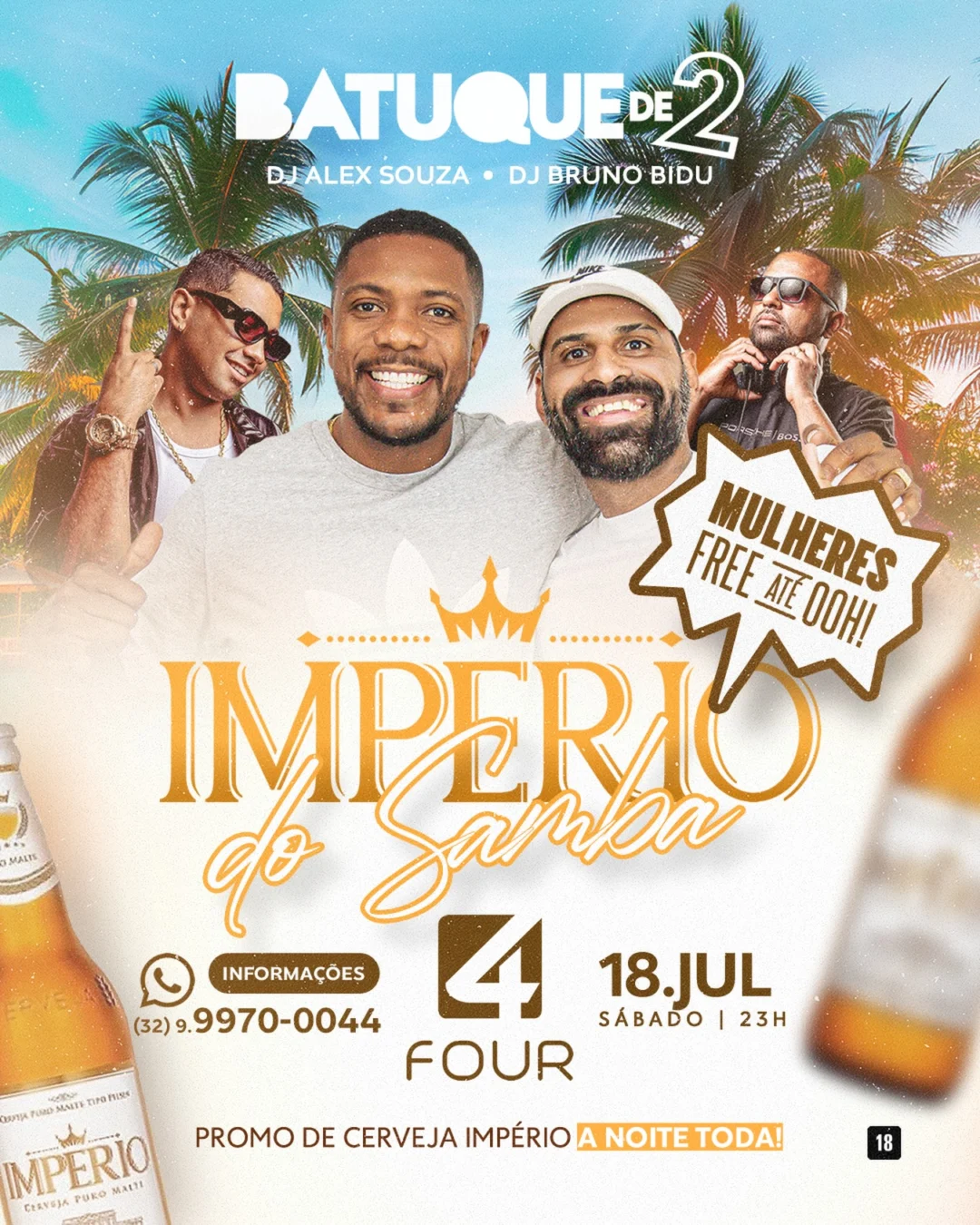 Batuque na Four Disco Muriae - Pagode com Batuque de 2 na Four Disco Muriaé
