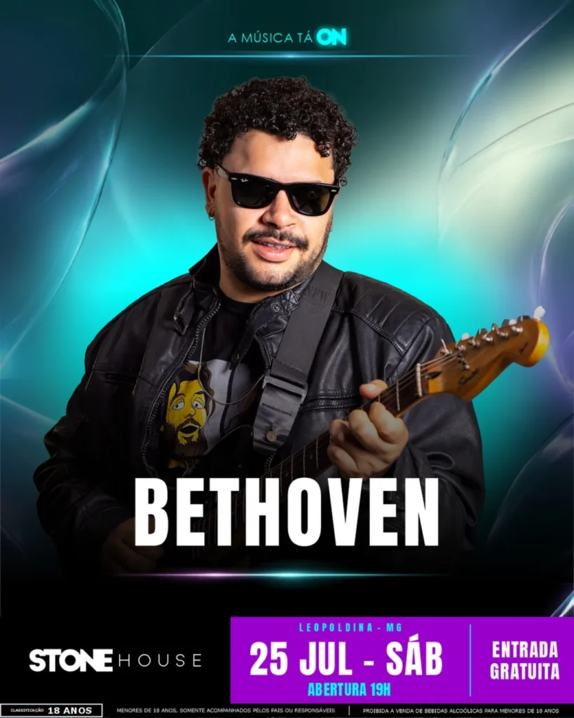 Bethoven na Stone House em Leopoldina 2026