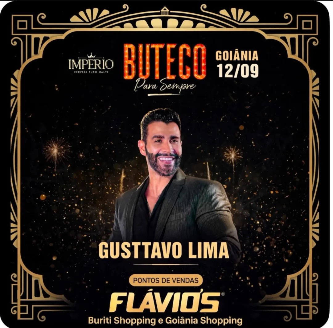 Buteco do Gusttavo Lima Goiania 2026 - Gusttavo Lima no palco principal do Buteco