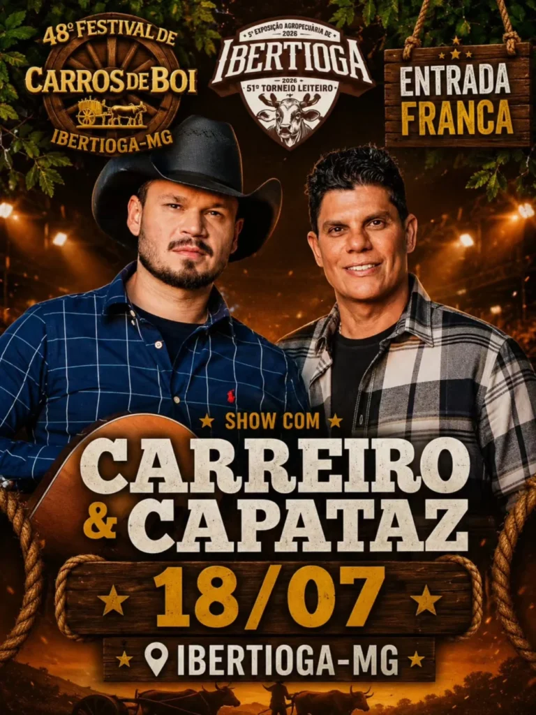 Histórico de Eventos 12 Carreiro e Capataz na Expo Ibertioga 2026
