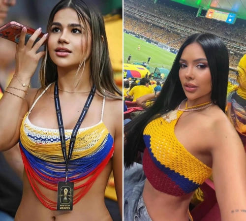 Notícias 9 AS COLOMBIANAS ESTÃO SENDO APONTADAS POR INTERNAUTAS COMO AS TORCEDORAS MAIS BONITAS DA COPA DO MUNDO