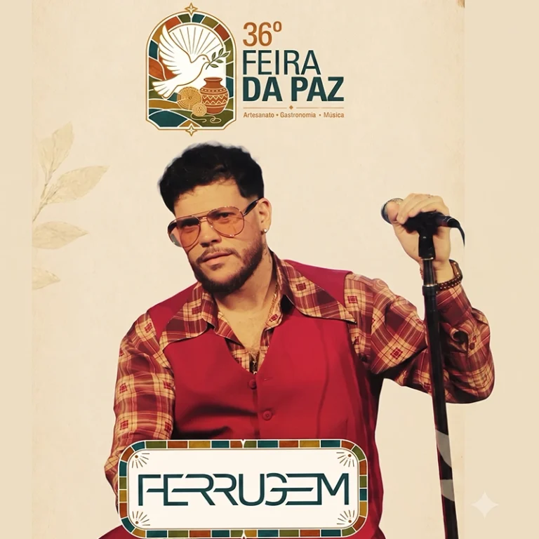 Ferrugem na Feira da Paz 2026: Show Gratuito em Leopoldina