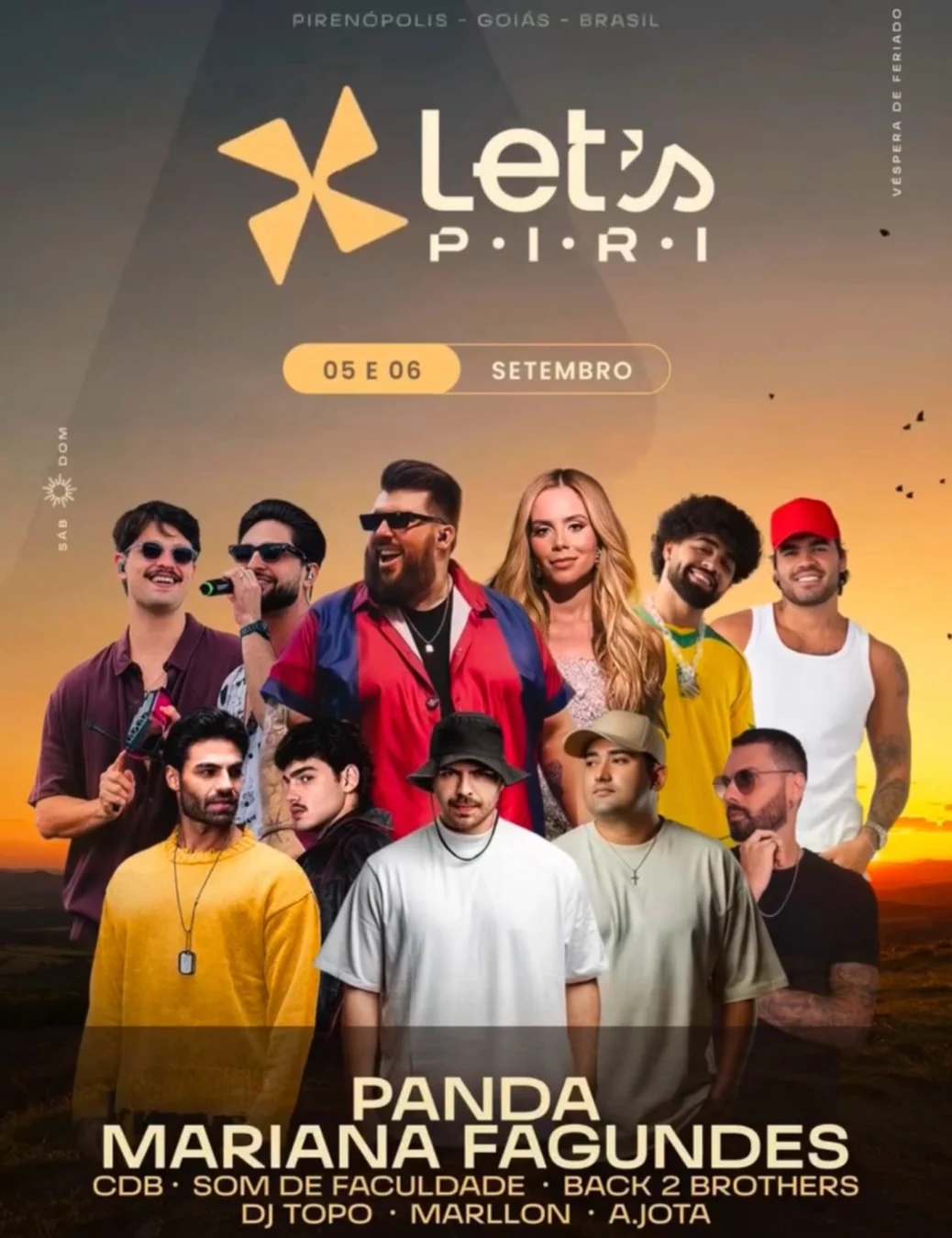 Lets Piri Pirenopolis 2026 - Area VIP e palco principal no Lets Piri