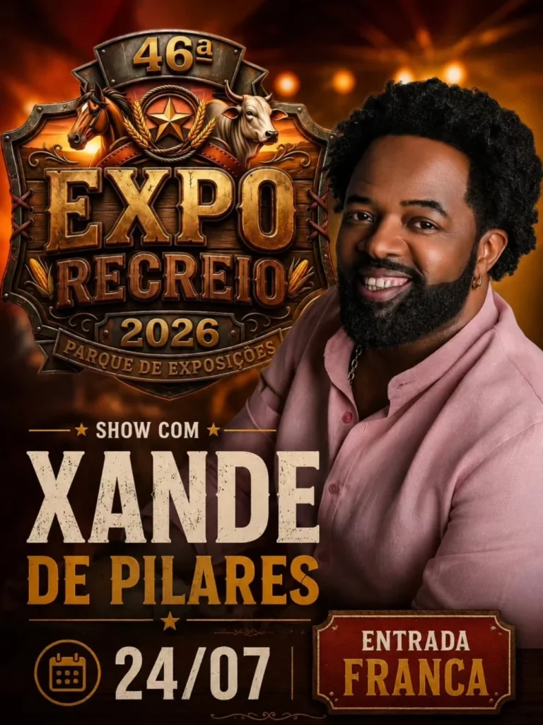Xande de Pilares na Expo Recreio 2026