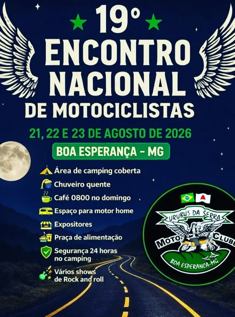 Histórico de Eventos 4 19º Motofest Boa Esperança 2026: Encontro de Motos