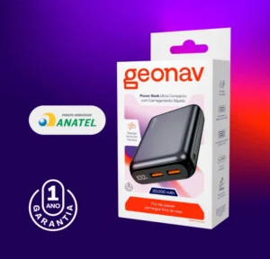 Geonav Power Bank, Carregador Portátil Universal