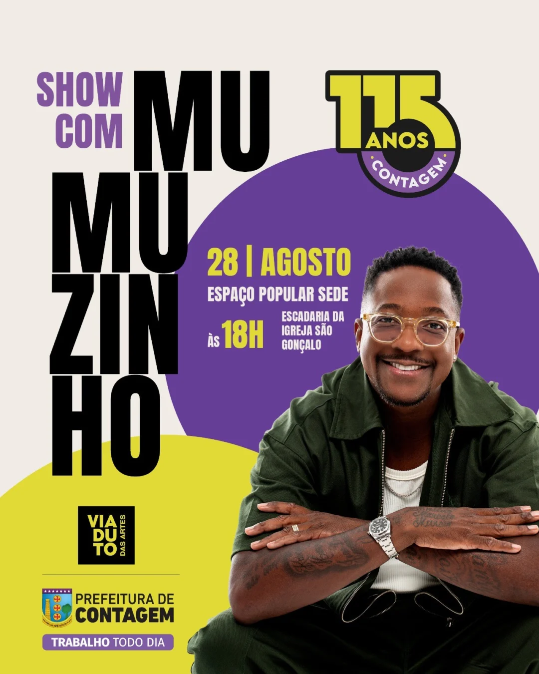 Mumuzinho em Aniversário de Contagem 2026