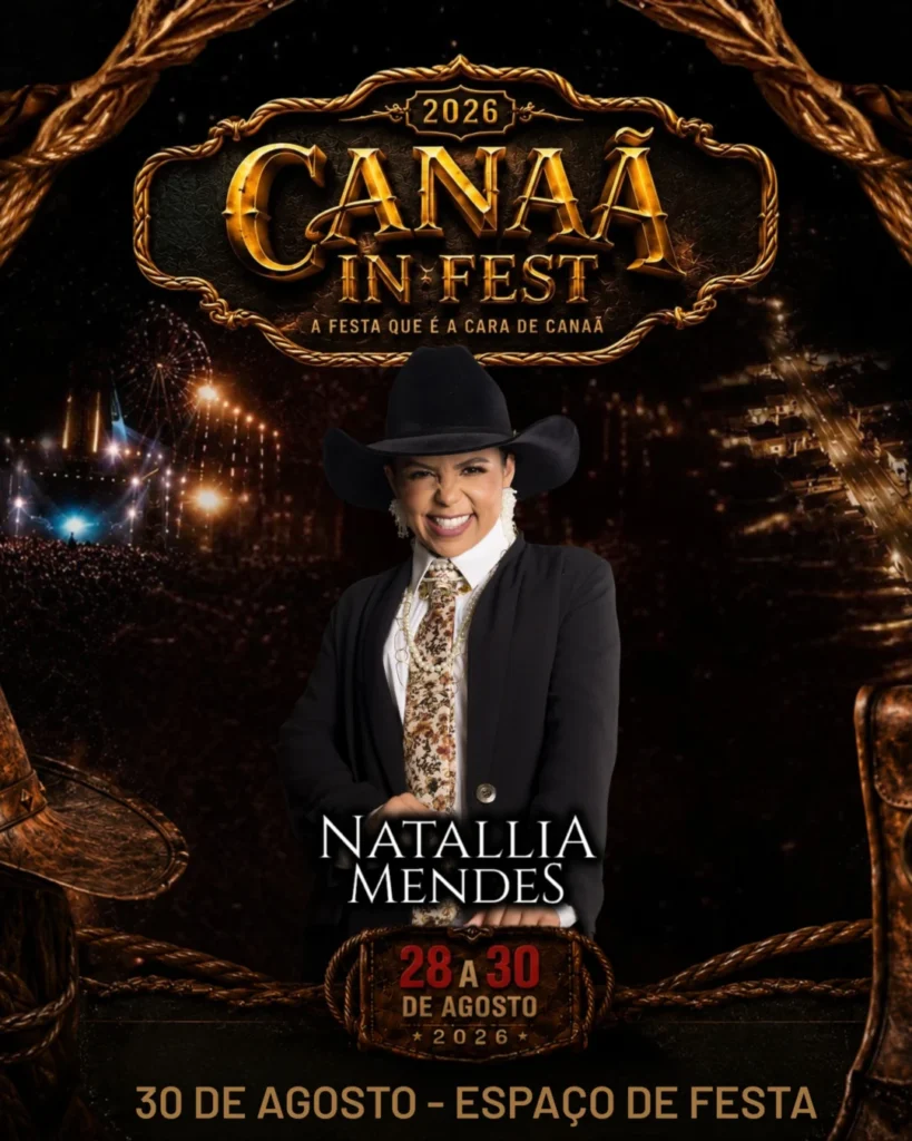 Canaã In Fest 2026: Natallia Mendes e Shows