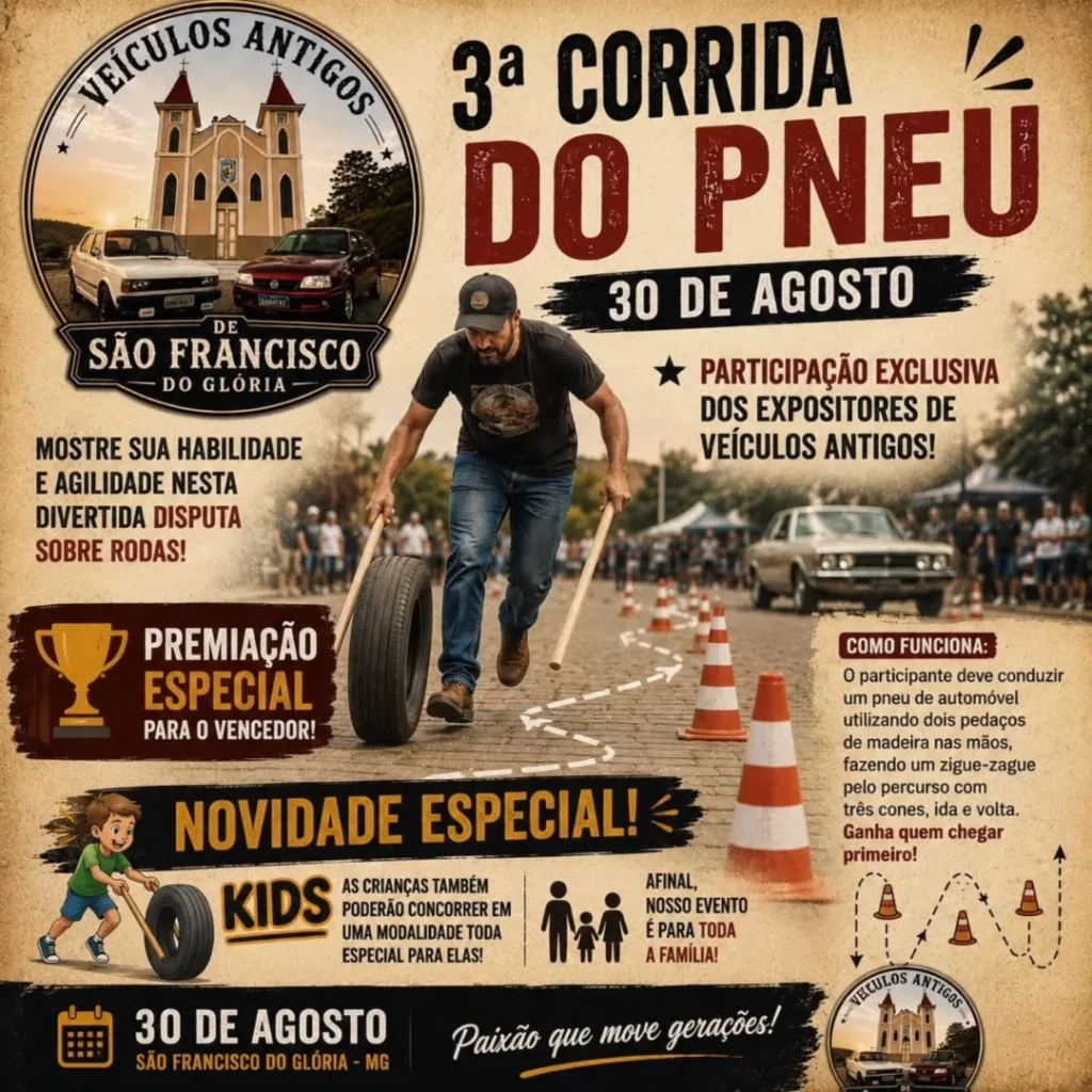 Corrida do Pneu São Francisco Glória 2026