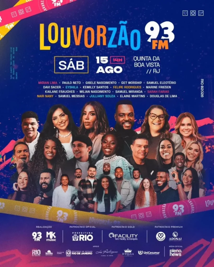 Evento Gospel Quinta Boa Vista 2026: Louvor