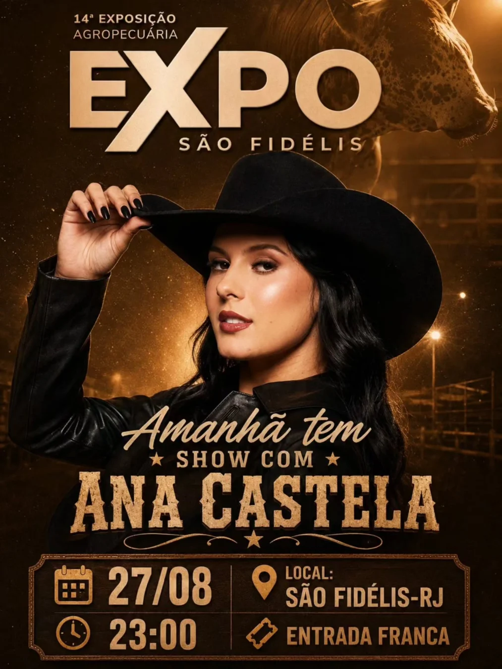 Ana Castela em Expo São Fidélis 2026