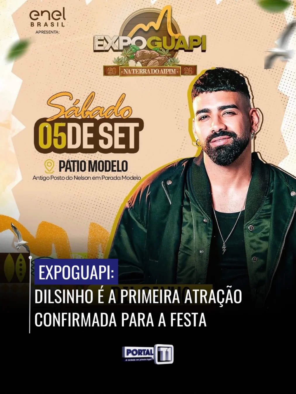ExpoGuapi Guapimirim 2026 - Dilsinho confirmado no evento