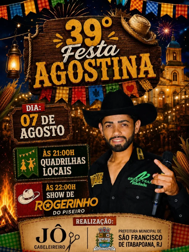Festa Agostina São Francisco de Itabapoana 2026: Shows