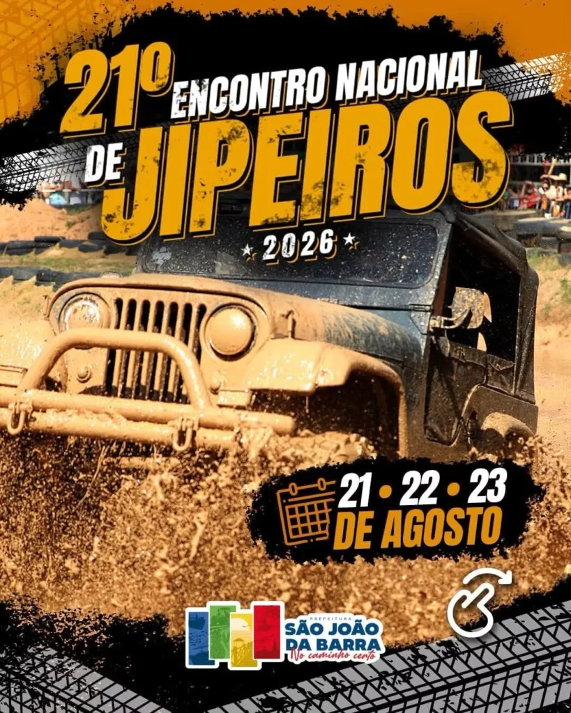 Histórico de Eventos 7 Jipeiros São João da Barra 2026: 21º Encontro