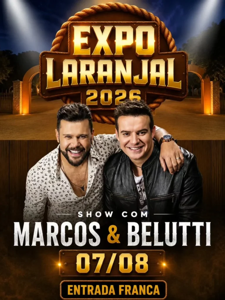 Marcos e Belutti Expo Laranjal 2026: Show Gratuito