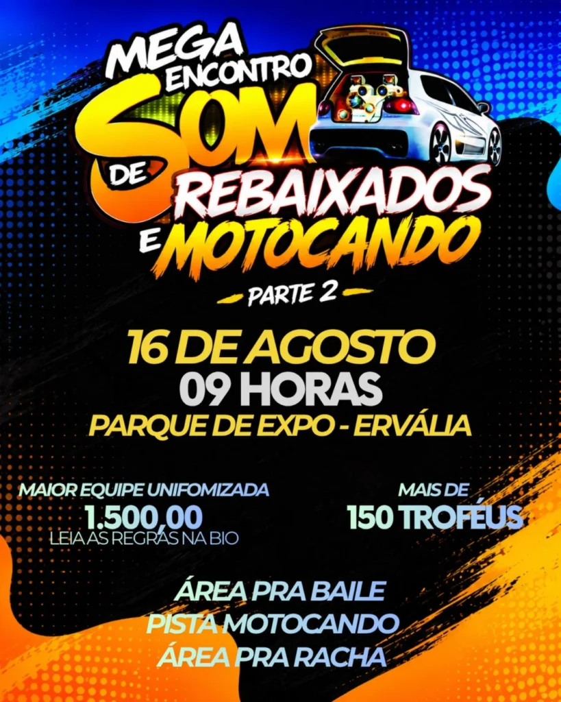 Mega Encontro Ervália 2026: Som e Rebaixados