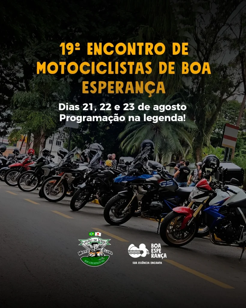 Histórico de Eventos 6 Motos Boa Esperança 2026: 19º Encontro e Shows