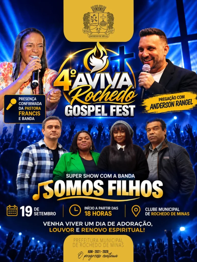 4º Aviva Rochedo 2026: Gospel Fest com Shows e Louvor