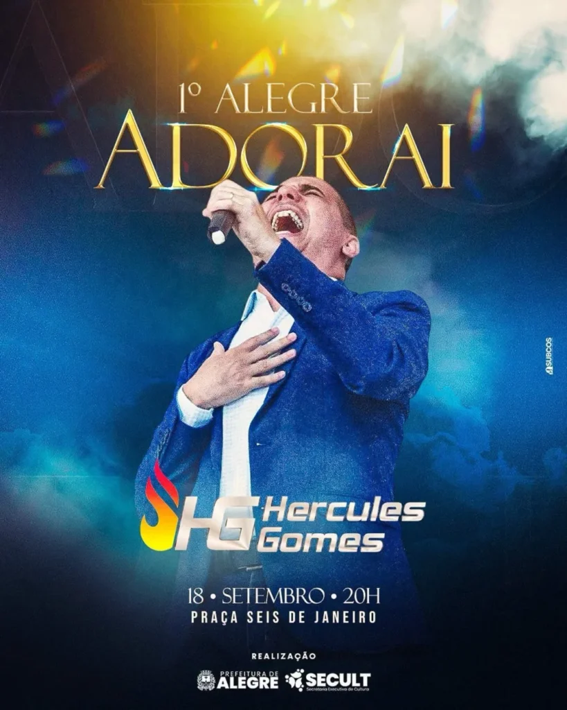 Alegre Adorai 2026: 1ª Edição com Hercules Gomes