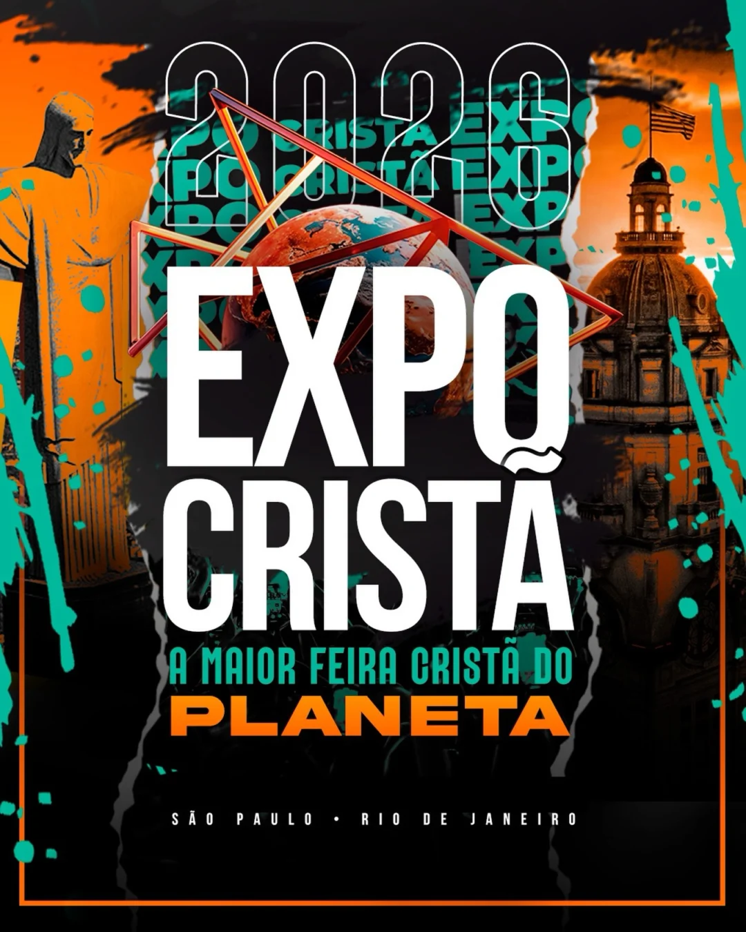 Atrações Expo Cristã 2026 - Guia de atrações e mapa de experiências