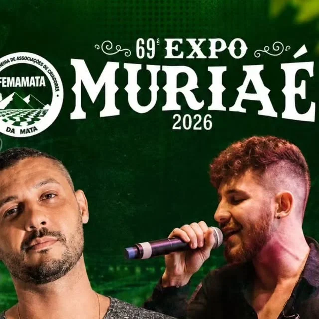 Expo Muriaé 2026: Abertura com Manga e Matheus Barão