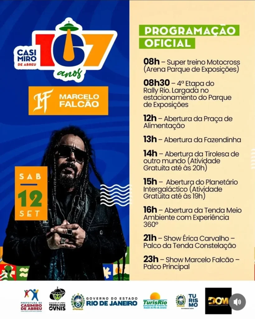 Histórico de Eventos 3 l Festa Casimiro de Abreu 2026
