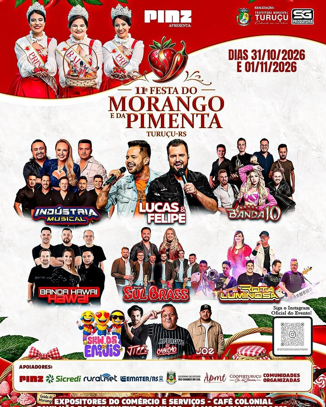 Festa do Morango e da Pimenta Turuçu 2026