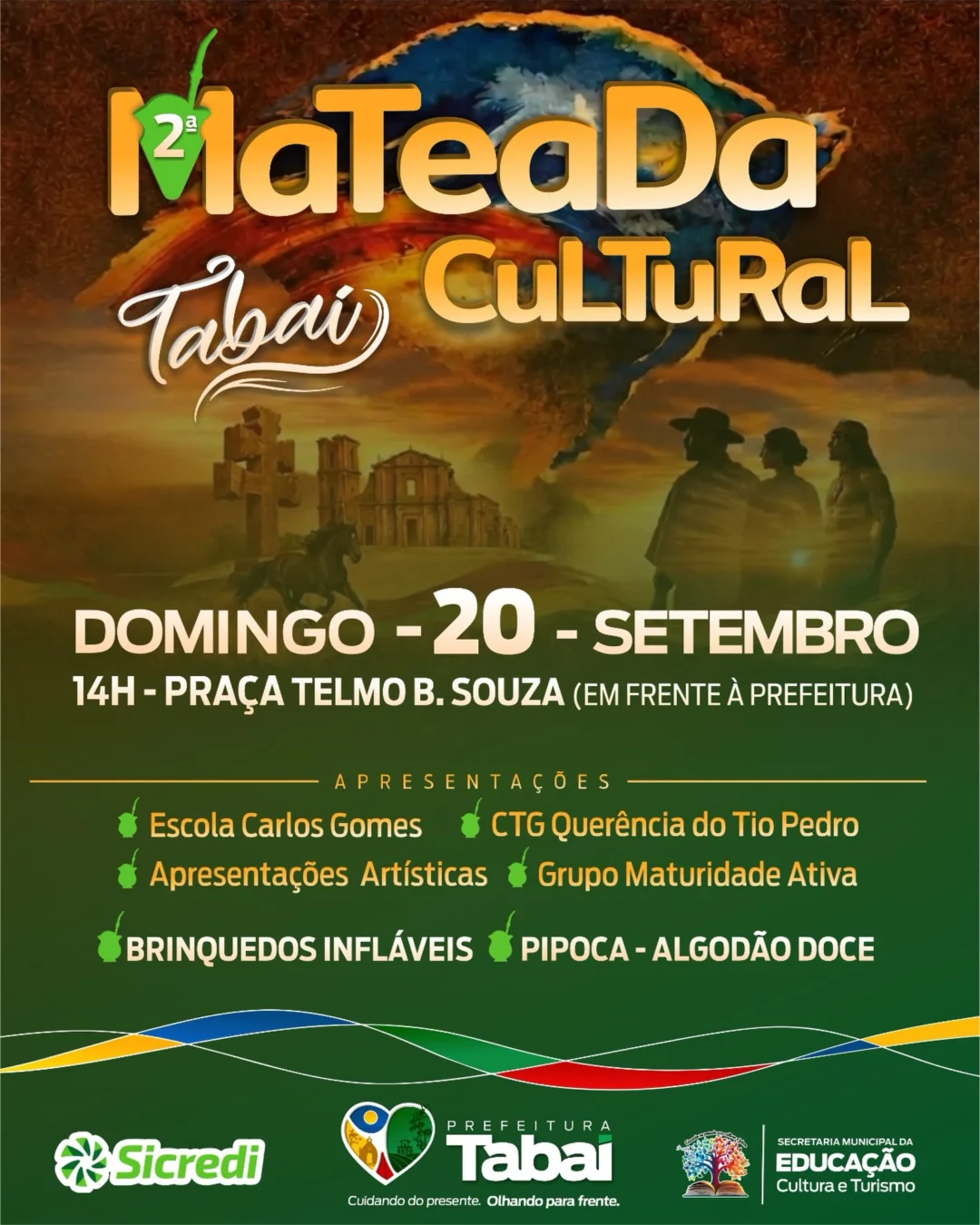 Mateada Cultural de Tabaí 2026: 2ª Edição e Shows 1 Mateada Cultural de Tabaí 2026 - Cartaz oficial da 2ª edição
