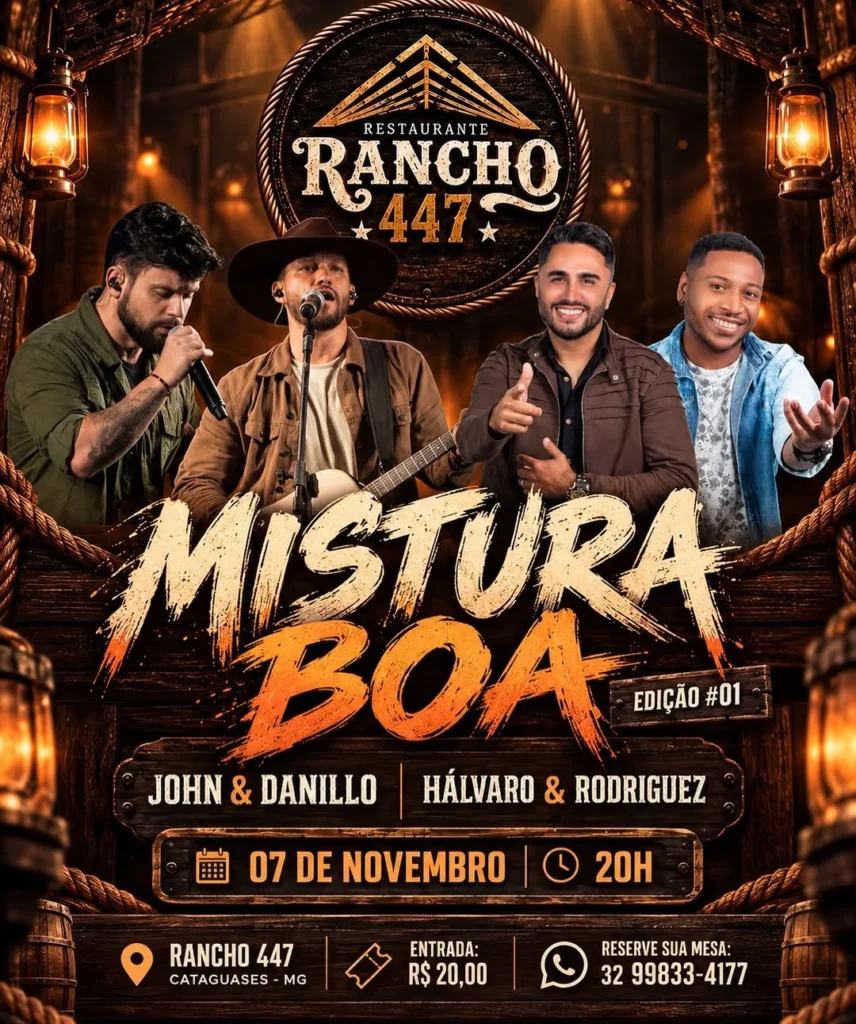 Histórico de Eventos 12 Mistura Boa Cataguases 2026: Rancho 447