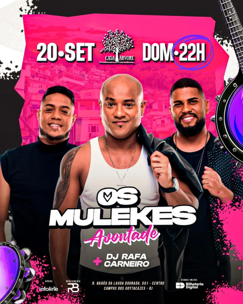 Mulekes Avontade Campos 2026: Pagode na Casa da Árvore