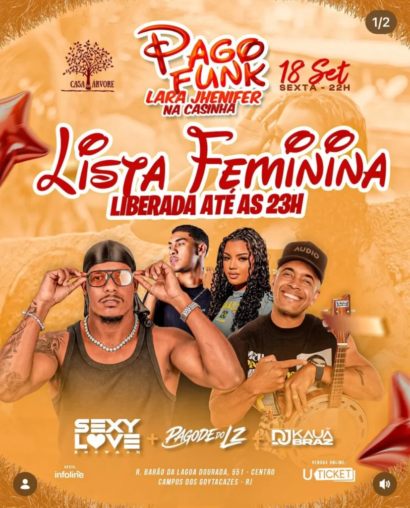 Pago Funk Campos 2026: Festa na Casa da Árvore
