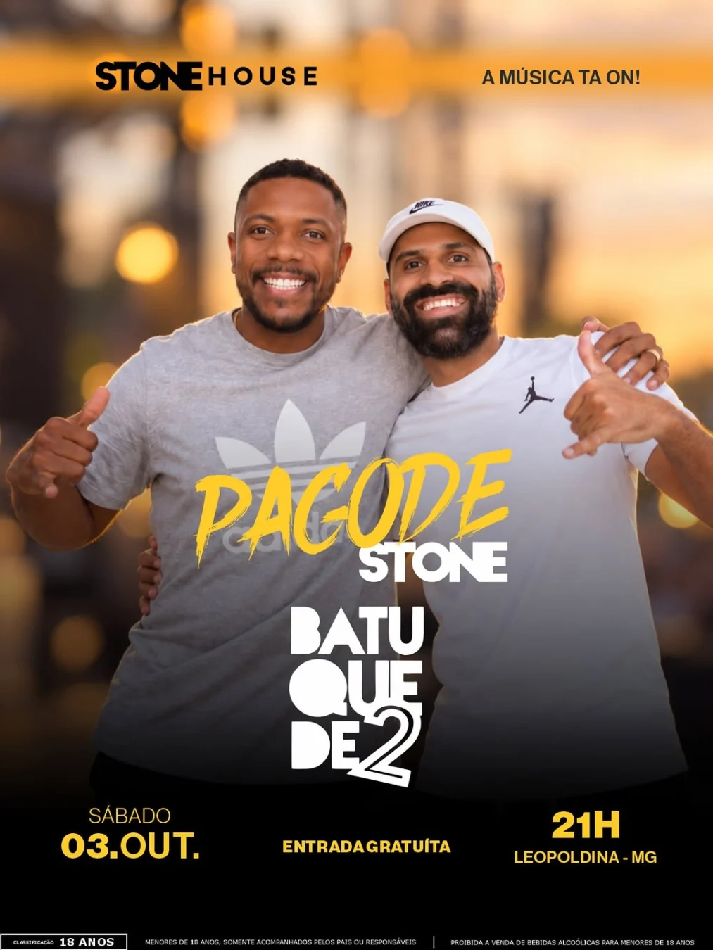 Pagode Stone House Leopoldina 2026 - Batuque de 2