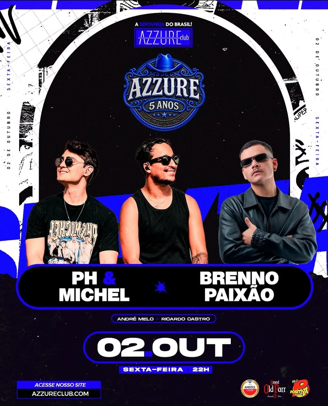 PH e Michel na Azzure Club 2026 - Goiânia