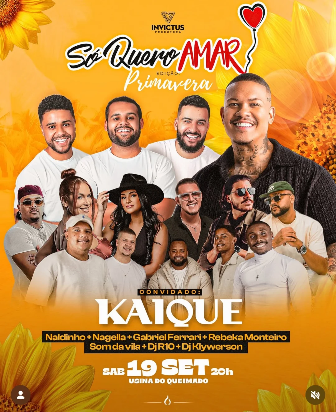 Só Quero Amar Campos 2026 - Cartaz oficial do evento na Usina do Queimado